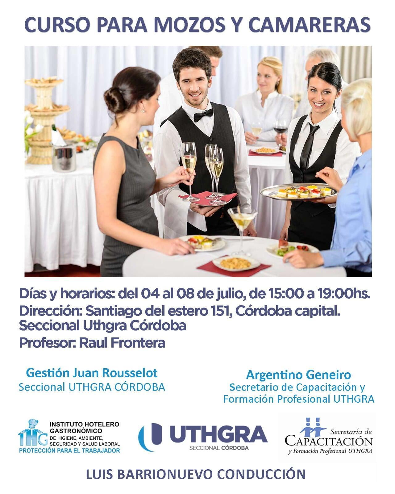 Nuevo curso de formación en UTHGRA Córdoba